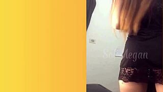 Computer technician records client dancing during repair - part 03 - Sol Megan Fire