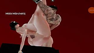 Nyla Devours Colombian Beauty Whole!