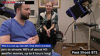 School Resource Officer In Office Passionately Loving Petite Teen Student Body Ava Siren