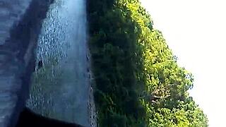 Amateur Interracial Blowjob and Doggystyle in Public Outdoor