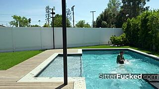 Babysitter caught in the act of breaking into the house