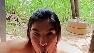 Grabbing older stepsister sucking dick for viral video alexachris20