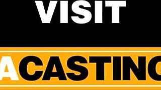 is this cute colombian model's asshole ready for anal casting? she gets facial cum treatment.