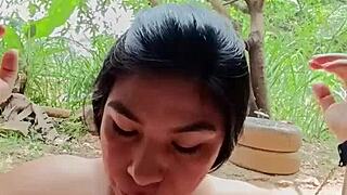 Grabbing older stepsister sucking dick for viral video alexachris20