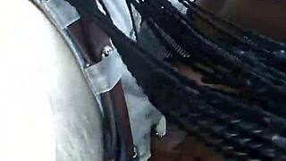 Amateur Interracial Blowjob and Doggystyle in Public Outdoor