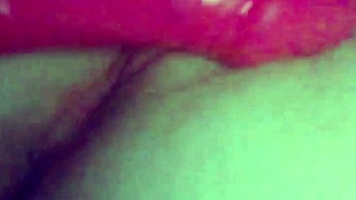 tight amateur enjoys playing with toys