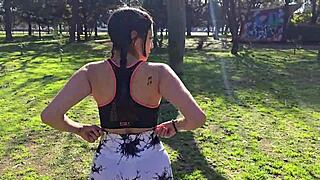 Alumna Gets Huge Creampie After Gym Training