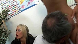 Three super sexy girls unleash wild group sex in the boss's office!