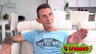 Lucky grandpa Don Jorge enjoys unforgettable day with sexy Nuru Obama