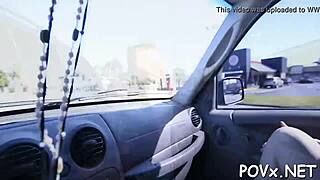 Hard One-Eyed Monster Penetrates Wet Pussy Hole Repeatedly in Doggystyle and POV Fucking