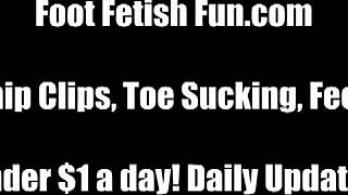 Lick my dirty sandals like a good boy?