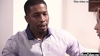 Sexy Blonde Teen Intensely Jumps on Partner's Big Black Dick