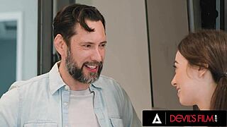 Teen Chloe pounded by friend's dad?