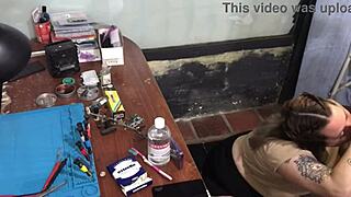 i couldn't pay my technician so i ended up sucking his dick