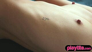 i admire this russian blonde's petite nude body and bubble butt