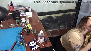 i couldn't pay my technician so i ended up sucking his dick