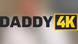 Daddy4k soldier cheats with son's girlfriend, fucking tight pussy in military r&r