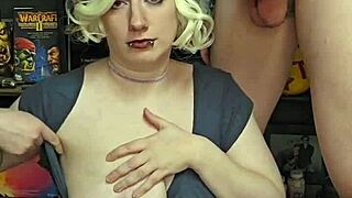 He Saw My Long Saggy 38F Tits and Unloaded Cum on My Face