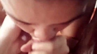 My Beautiful Latina Girlfriend Loves Sucking Balls