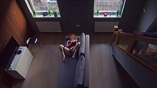 Roommate caught me and i kept going