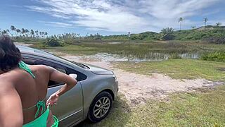 friends getting naughty in the woods, falling for each other