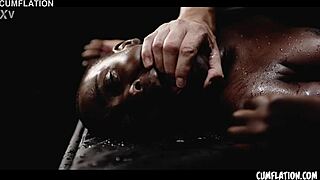 Extreme Interracial Cumflation - Sexy Black Girl Zaawaadi Filled With Loads Of Cum Inside Her Pussy