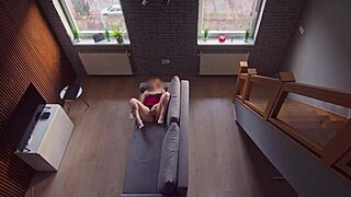 Roommate caught me and i kept going