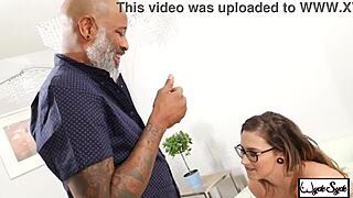 Does inked bbw red august crave old shaun dam's cock?