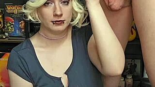 He Saw My Long Saggy 38F Tits and Unloaded Cum on My Face