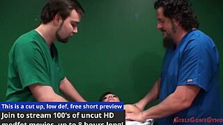 Lola Lynn gets examined by student interns at Florida hospital