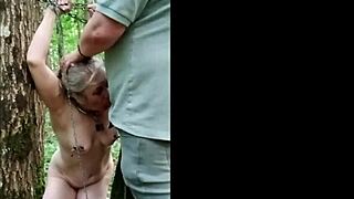 2025 06 03 esclave f dressage en foret sodomie uro et ejaculation dans sa bouche