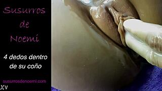 i passionately finger her tight pussy with four fingers deep inside