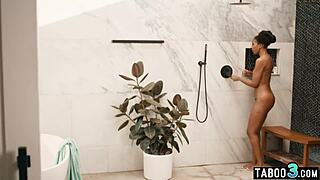 Can Petite Ebony Babe Olivia Jay Handle This Big Black Cock?