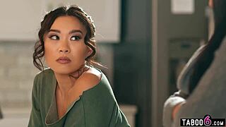 Wow, stepuncle fucks asian teen stepdaughter right away!