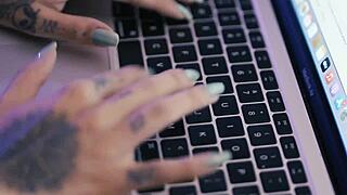 Busty slut calls a prostitute to eat her ass