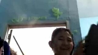 i saw indonesian girl bathing on webcam