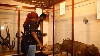 Huge cock fucks my ass in park