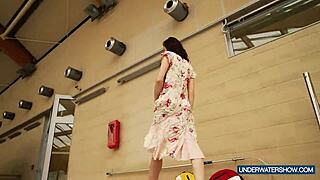 Martina the Hot Croatian Continues Her Nudist Show on Beach