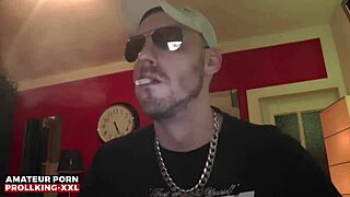 04 - prollking xxl - alpha bad guy sniffs amateurs' sneakers and socks