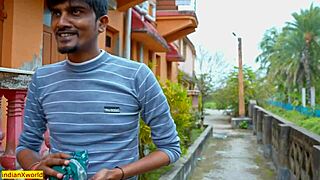 desi bhabhi throws bra from balcony before hardcore sex