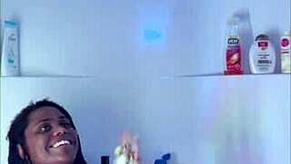 Homemade amateur shower time