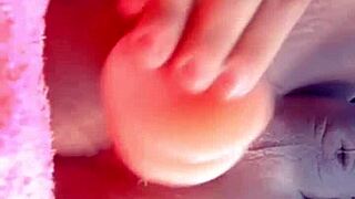 Trans ass fucked with dildo toys