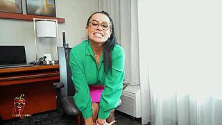 Muy Caliente Spanish Tutor Sandy Love Gets Fucked and Facial Cumshot