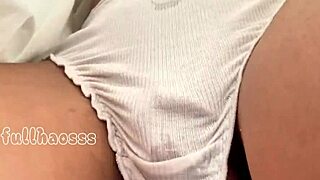 Big dick public cumshot inside panties my hot stepmom!