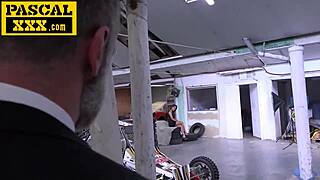 Gorgeous French MILF enjoys a rough session with her favorite playmate.