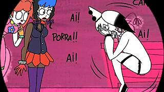 Sex With Clowns And Lots Of Fun In Goth Cartoon