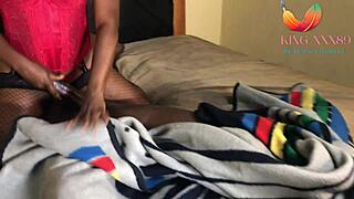 She starts his day with early morning blowjob and office sex