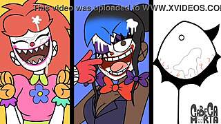 Sex With Clowns And Lots Of Fun In Goth Cartoon