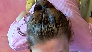 Blowjob through the walls our first homemade gloryhole