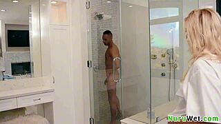 Cherry kiss enjoys privileged touch massage with milan ponjevic